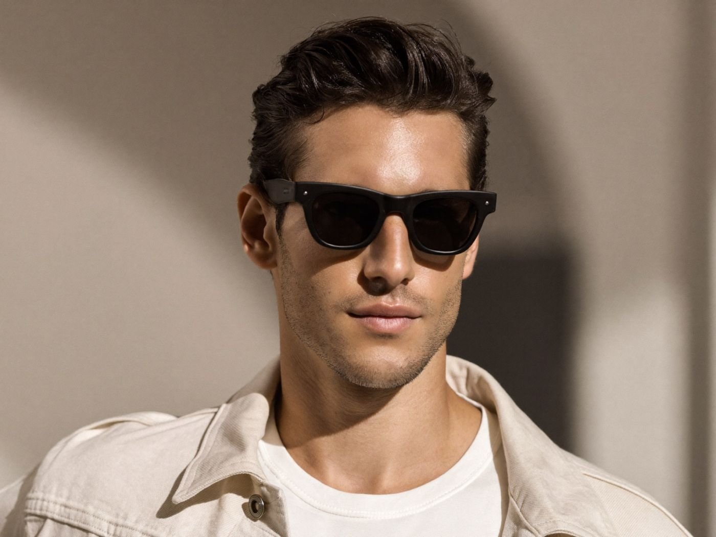Man wearing DH Optics sunglasses